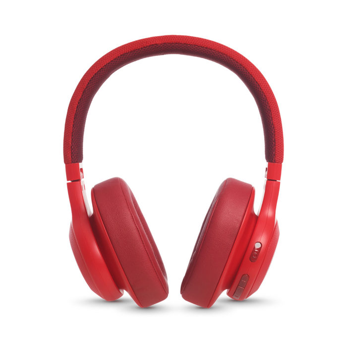 JBL E55BT Over-Ear Bluetooth Headphones (Red)