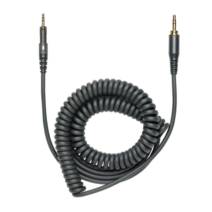 Audio-Technica ATH-M60x Professional On-Ear Studio Monitor Headphone Coiled Cable