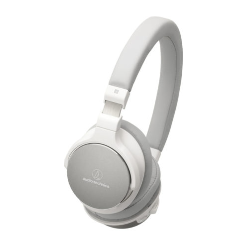 Audio-Technica ATH-SR5BT High-Resolution Bluetooth Headphones (White)