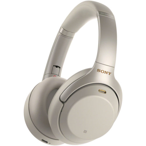 Sony WH-1000X M3 Bluetooth Headphones with Noise Cancelling (Silver)